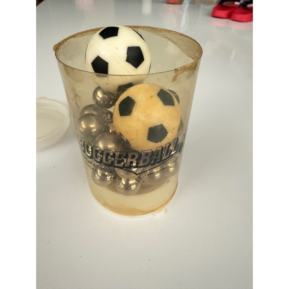 Vintage Soccerball The Fast & Furious Marble Soccer Game 1990s Patent 5354058